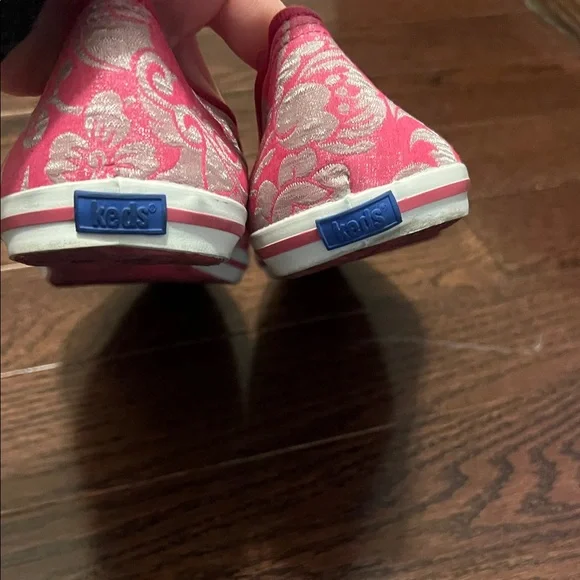 Keds Pink Floral Slip-On Flats - Picture 4 of 6